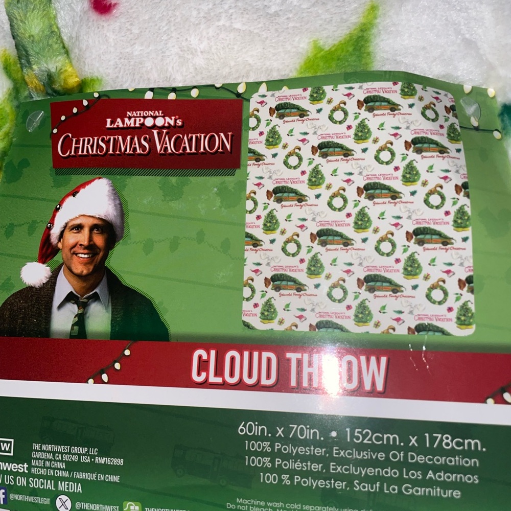 New Christmas National Lampoon Throw